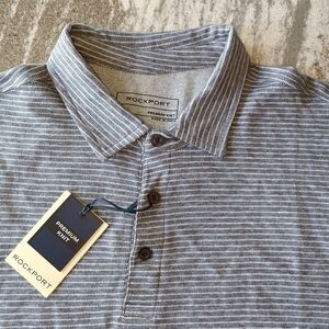 Rockport Men's Premium Knit Polo Shirt New Size Large